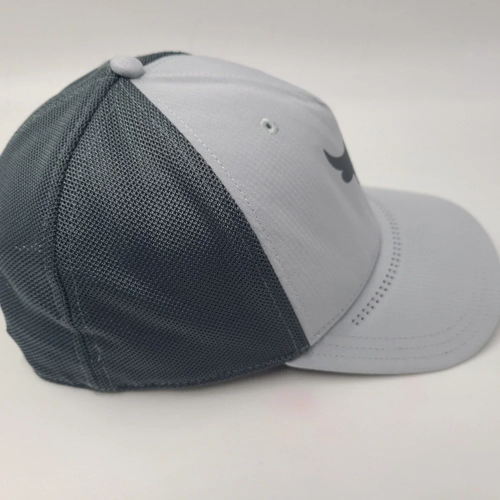 Under Armour Hat Snapback Trucker Mesh Gray Project‎ Rock Brahma Bull Logo Men